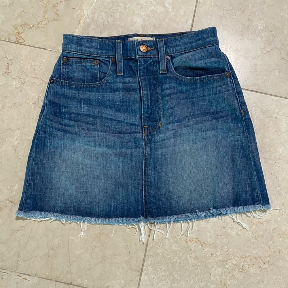 Madewell Jean Skirt; NWT